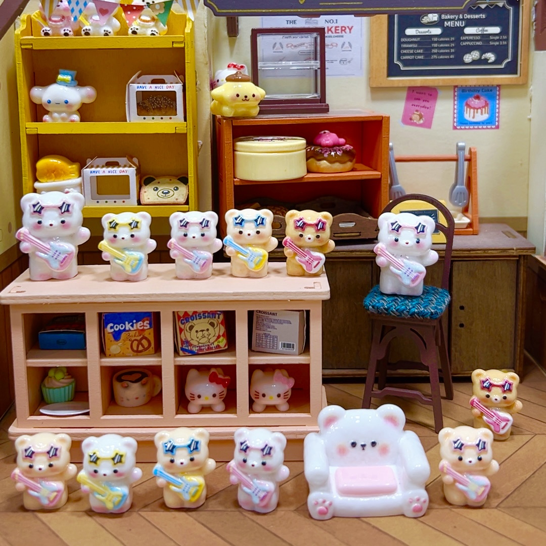 【师姐定制】小鼻嘎贝斯手-糯米团（5色）树脂创意手工diy饰品配件