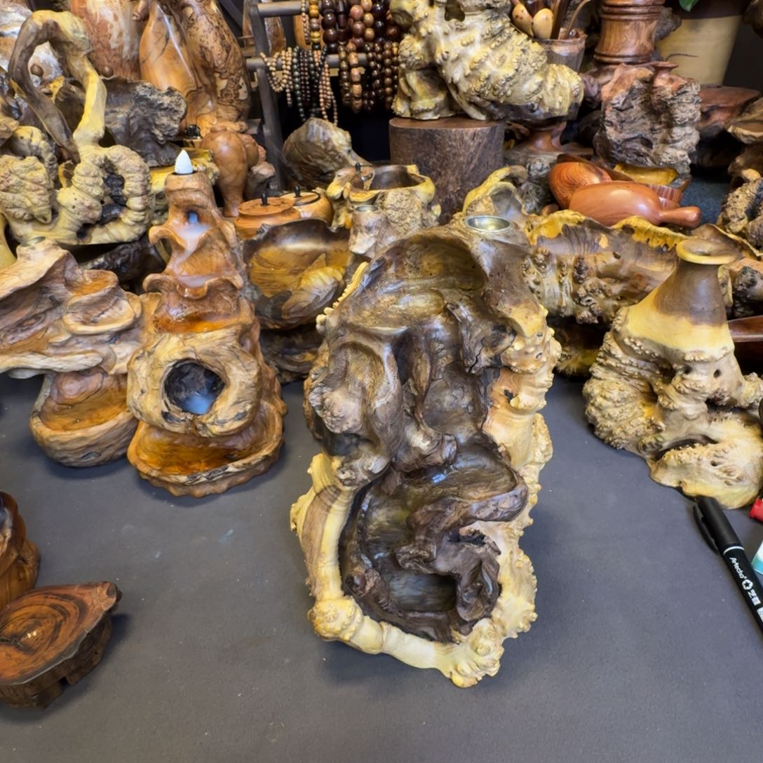 夜***E花梨木类贵黄鬼柳紫檀麻梨等硬木手作