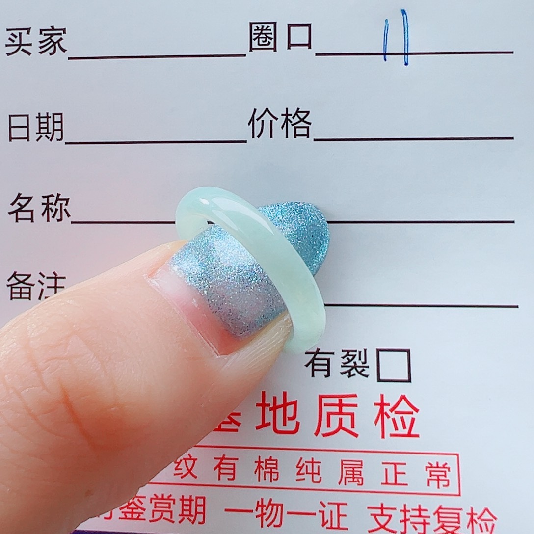未镶嵌戒指翡翠酒***.戒圈