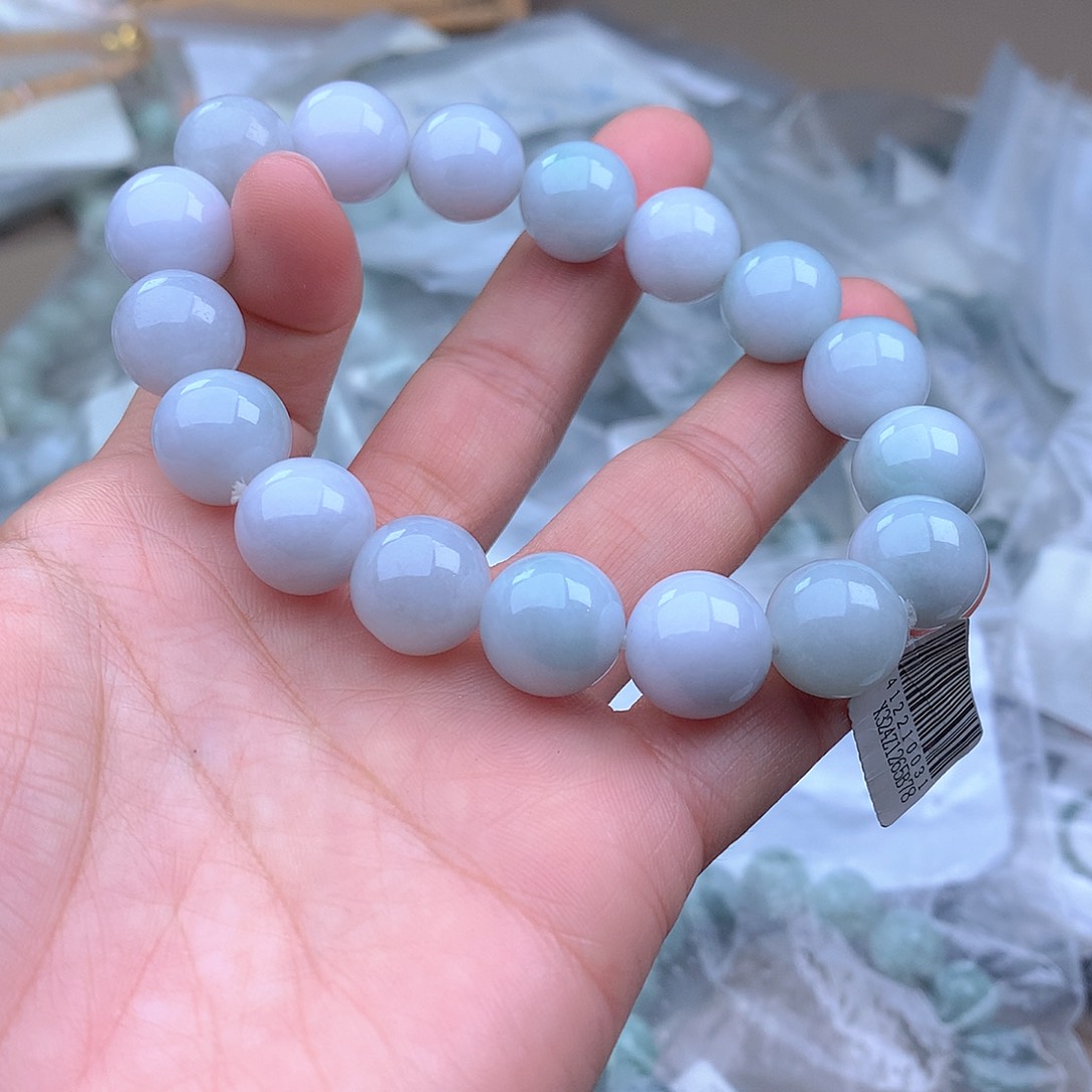 未镶嵌手串定制翡翠