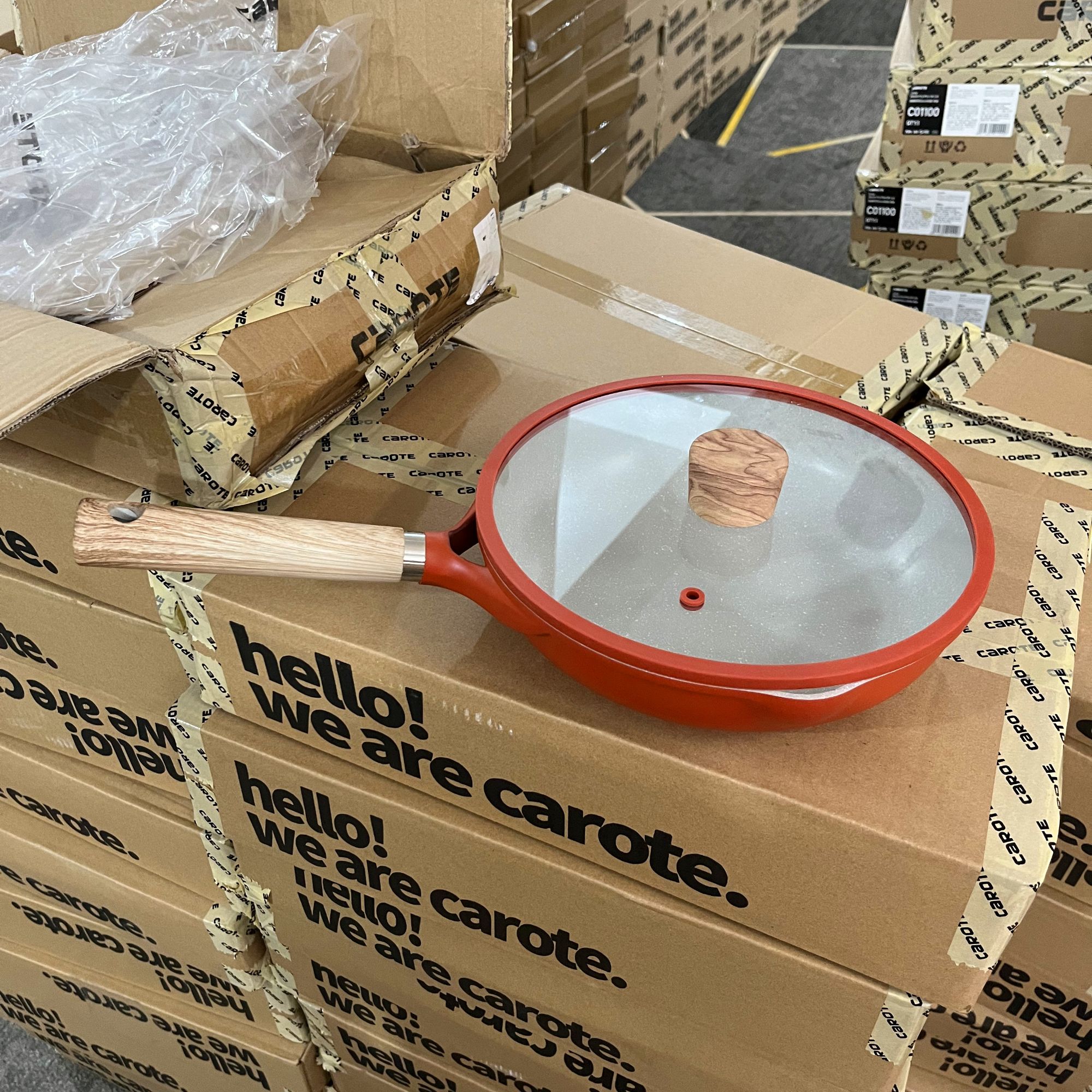 小卡24CM橙色煎宝宝辅食不挑剔灶具【微瑕】建议吴拍