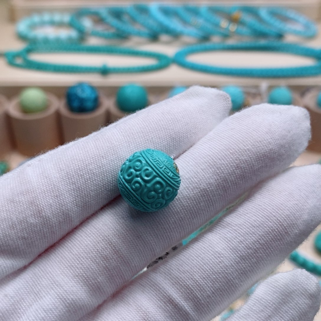 绿松石珠宝奇石未镶嵌