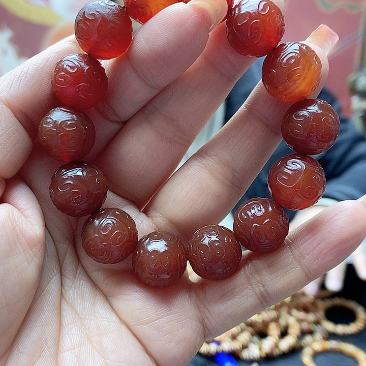 玛瑙/玉髓手链合金