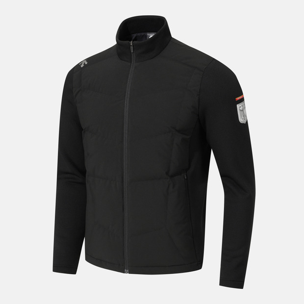 DESCENTE/迪桑特立领羽绒抓绒夹克外套男女通用户外SQ411IKTO1