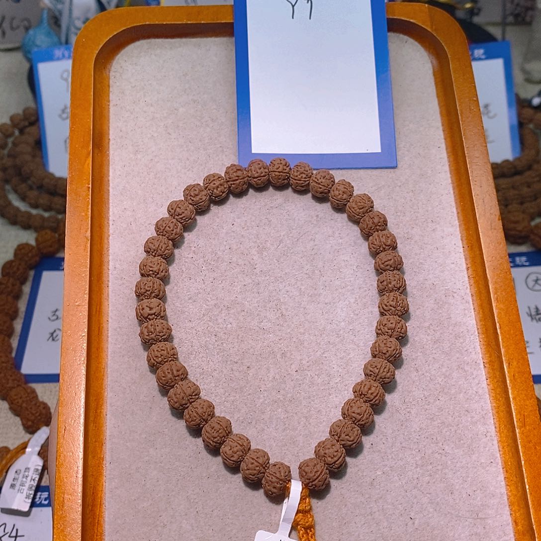 于***琳金刚菩提手串99勿里达纯血老树王9.5