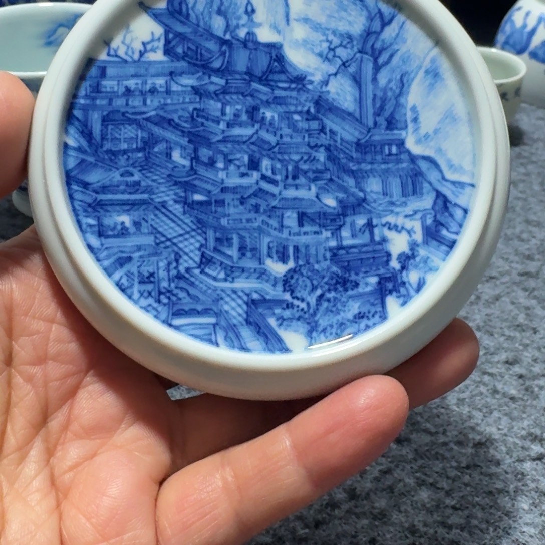 现代景德镇陶瓷手绘茶具