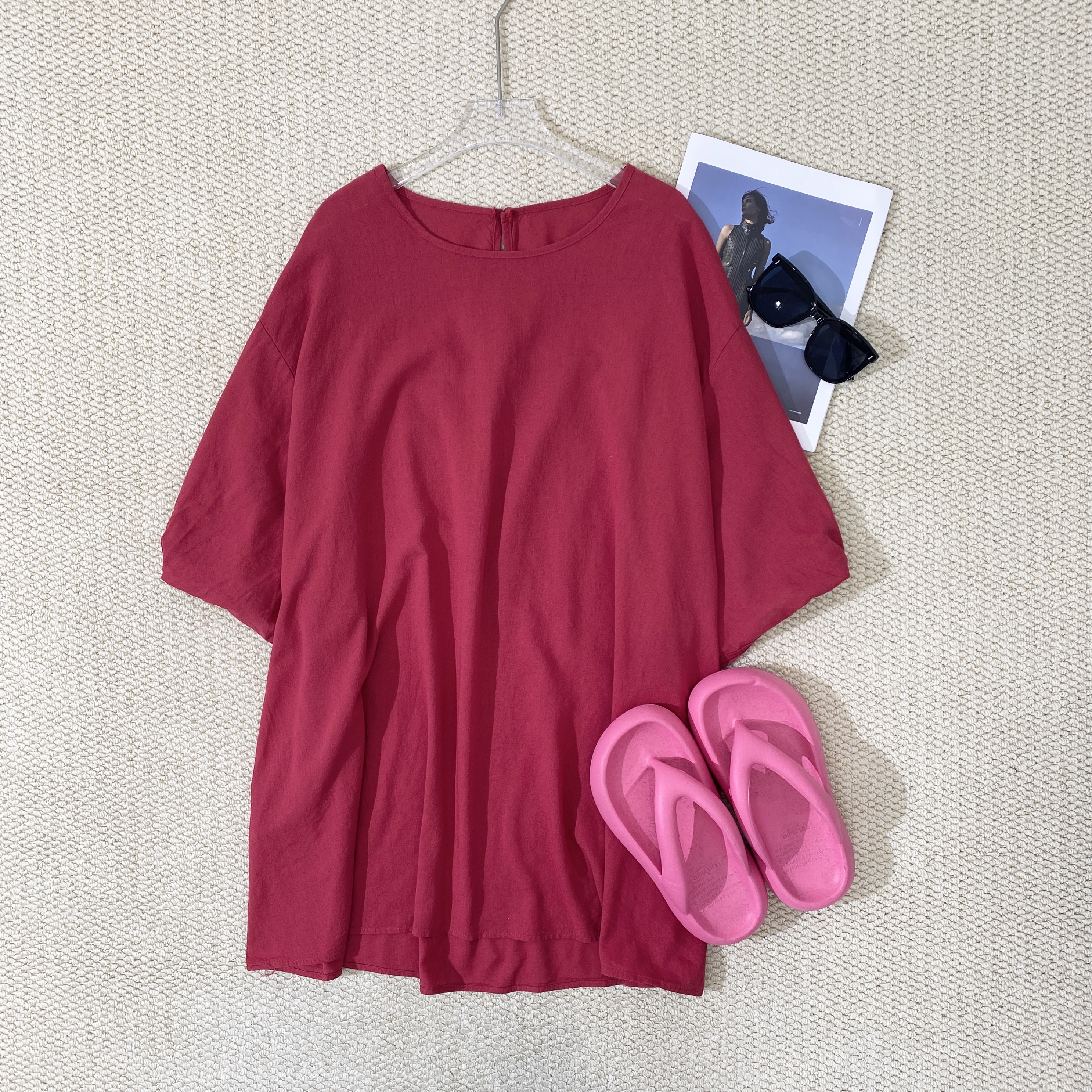 小韩日记【莫利少女】短袖T恤时尚休闲百搭宽松夏季舒适简约66130