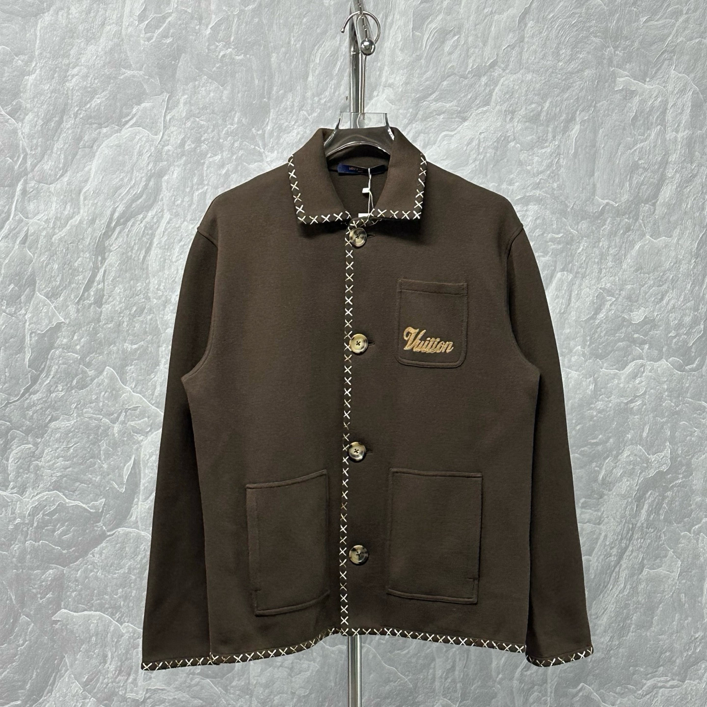 未使用 LouisVuitton/路易威登 FW24tyler 刺绣口袋外套M码J01523