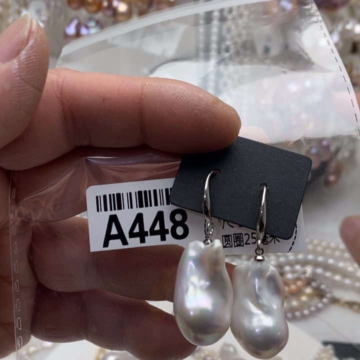 合金淡水珍珠颈饰448