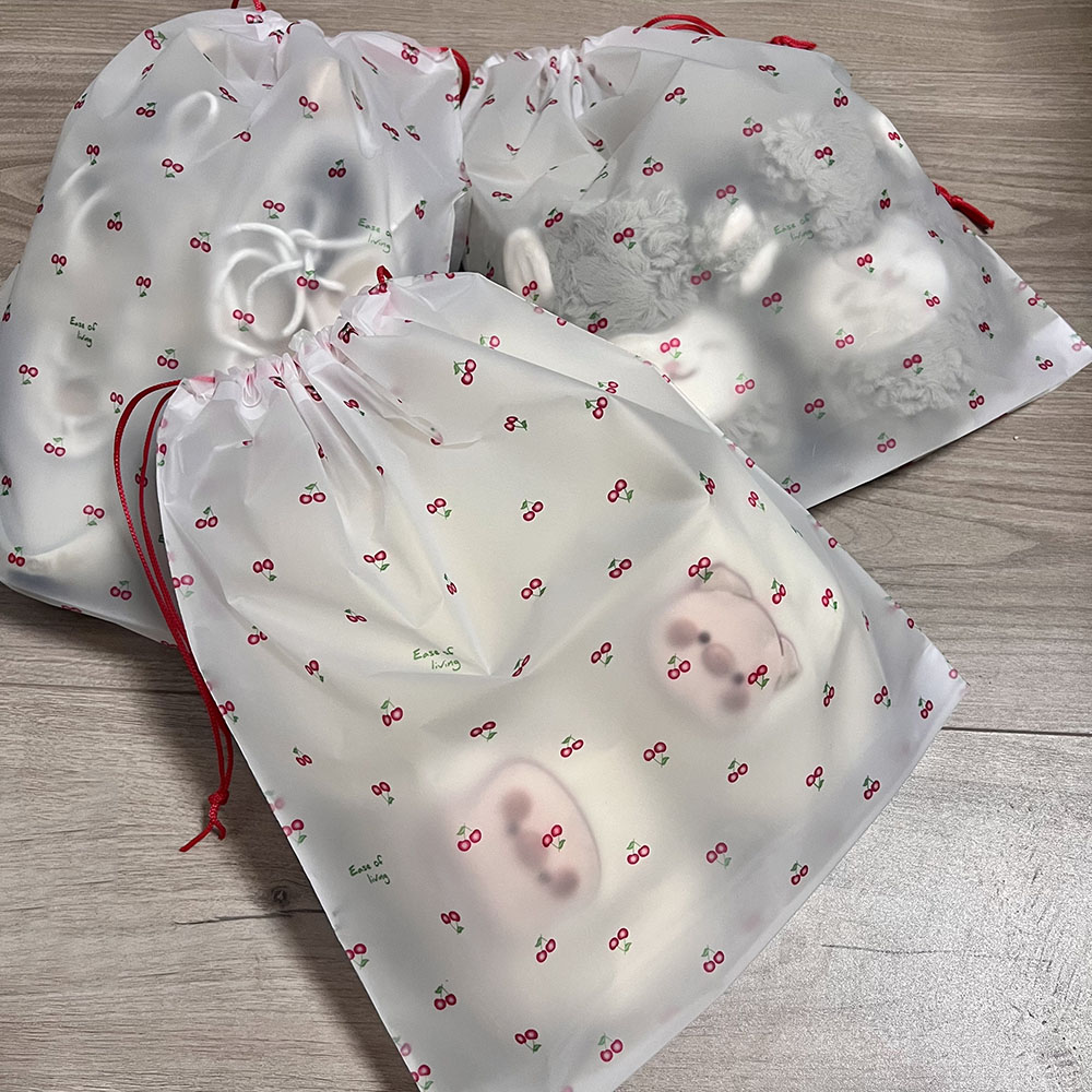 鞋子收纳袋抽绳可爱ins旅行便捷式防尘防潮束口抽绳打包搬家袋