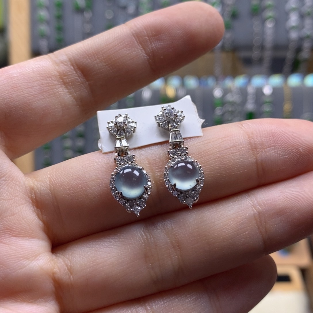 颈饰银S925镶嵌翡翠63号