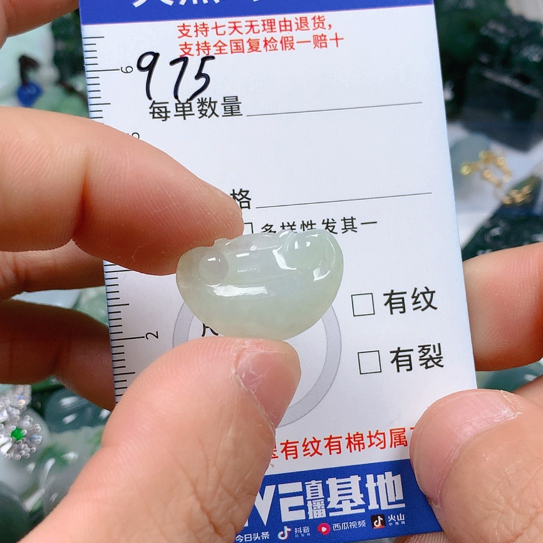 翡翠颈饰未镶嵌天然翡翠