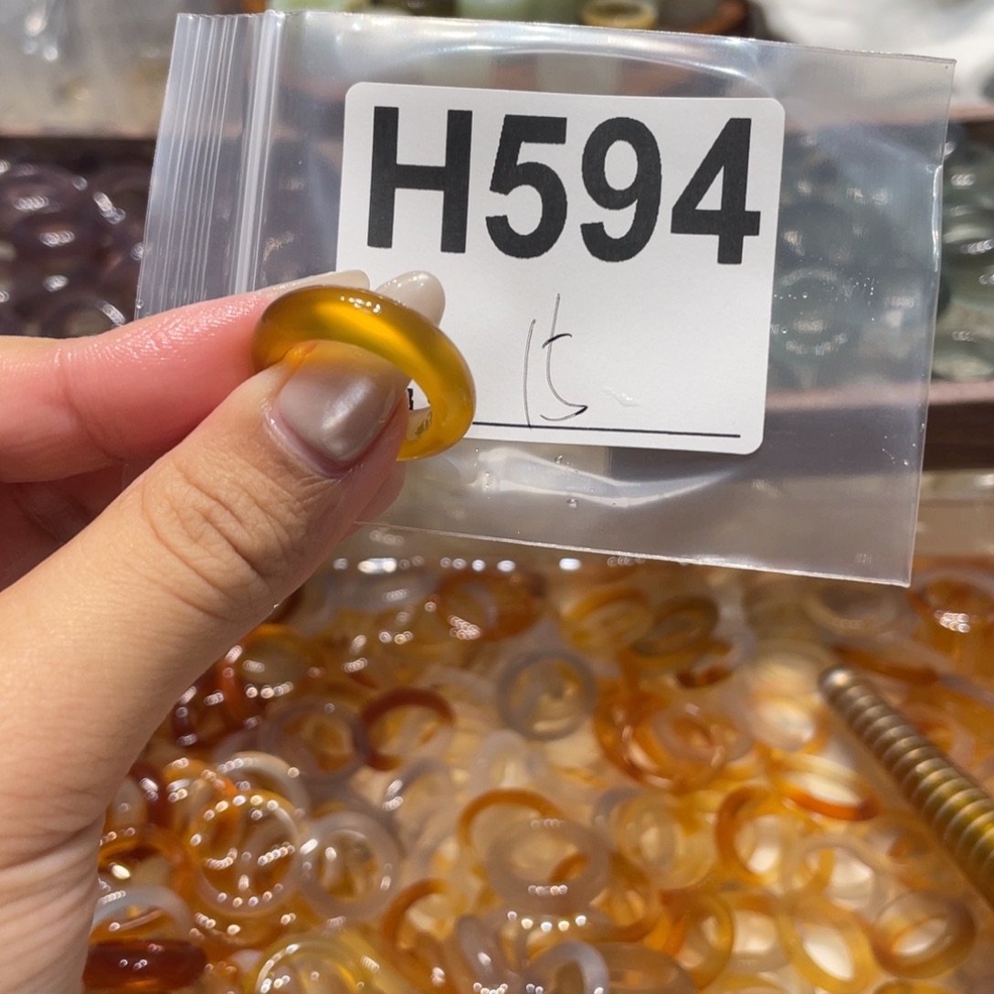 玛瑙/玉髓未镶嵌戒指594