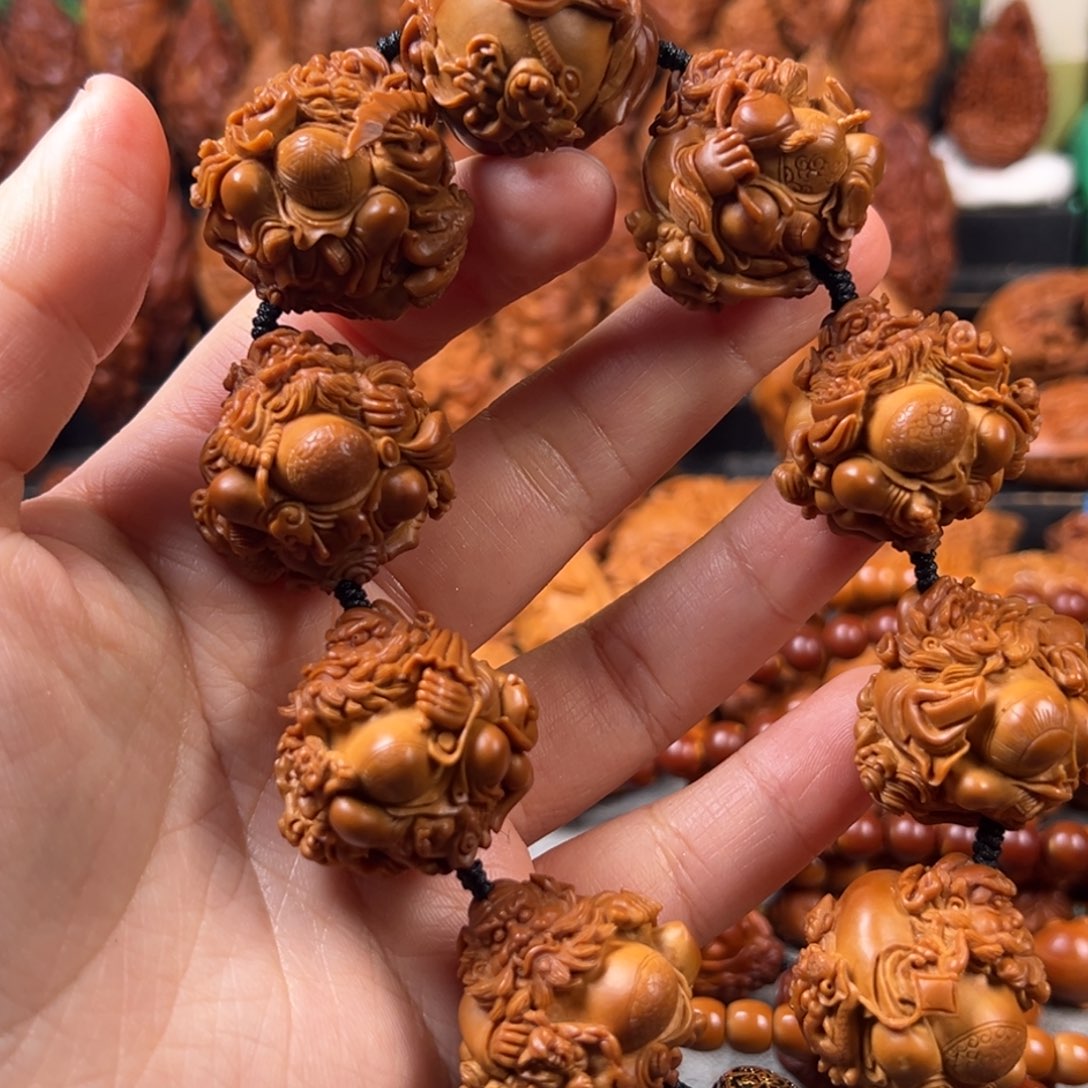 简***单橄榄核手串/手链核雕