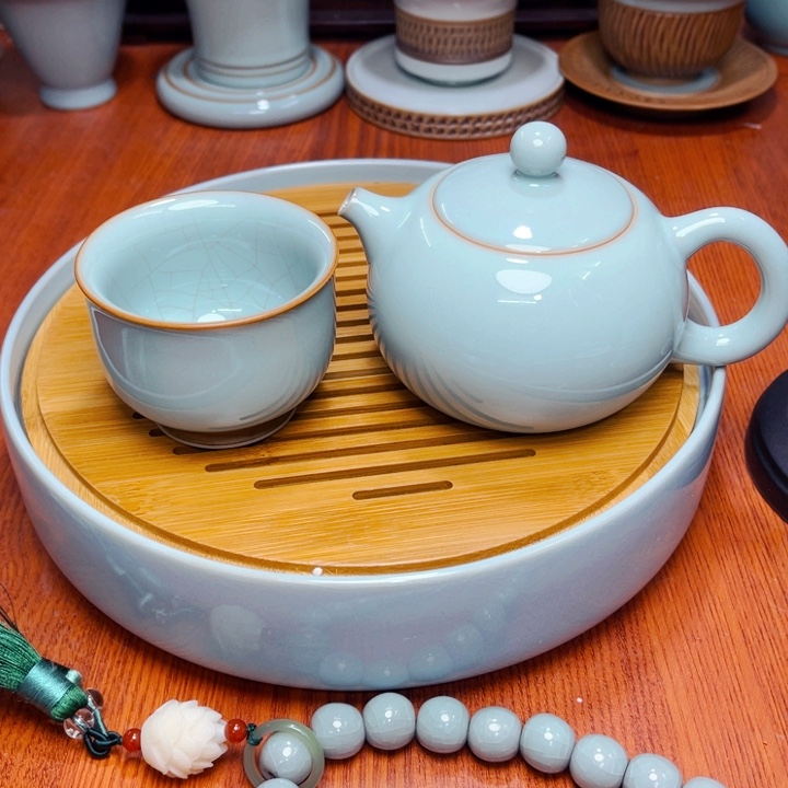 【闪购商品】汝州单壶单杯，天青单壶