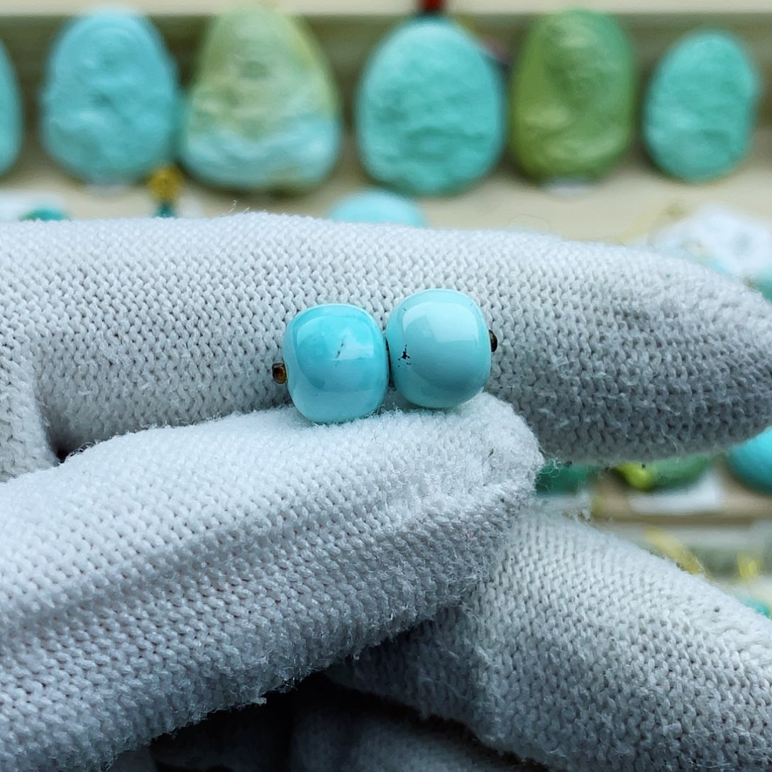 未镶嵌绿松石珠宝奇石