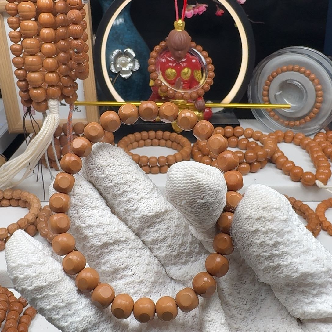 猴头核桃手串猴头六方7.9