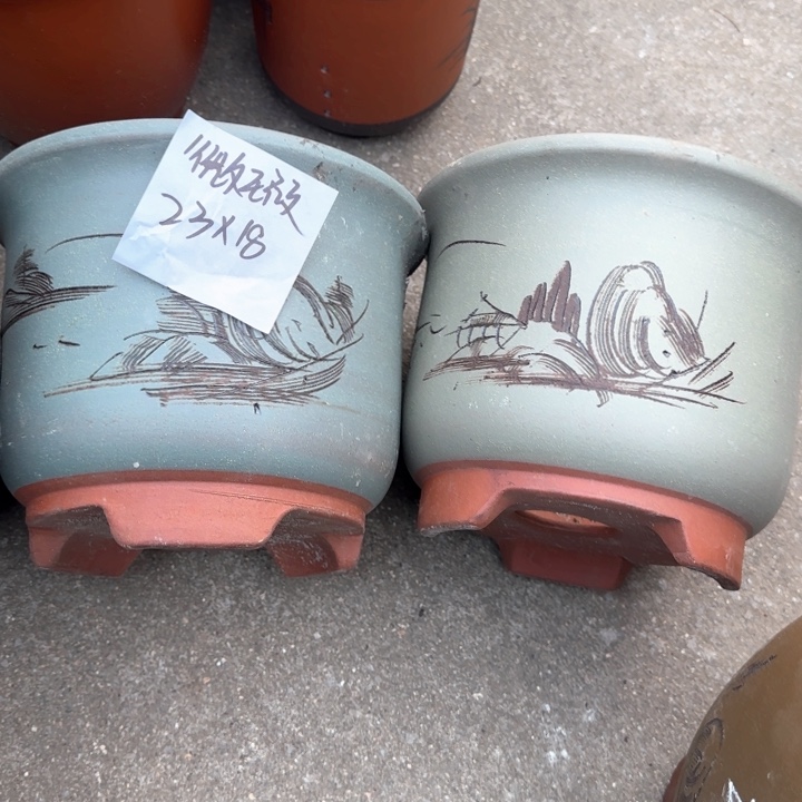 紫砂花盆特价清仓