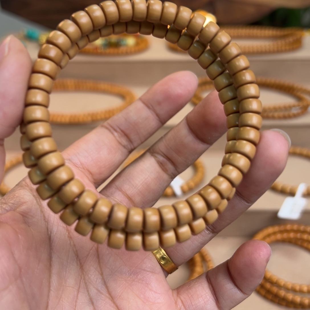 橄榄核手串/手链@@药片单圈7.2