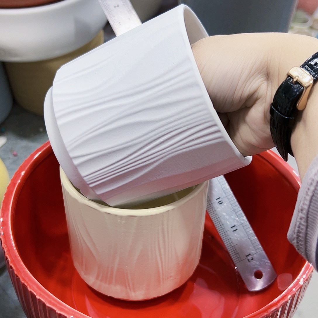 外贸尾单陶瓷花盆凑单10米包邮