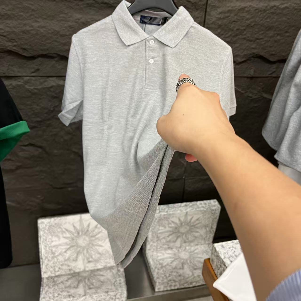 SRP限定*刺绣小标PLOL*翻领休闲舒适男女同款百搭重磅设计师POLO