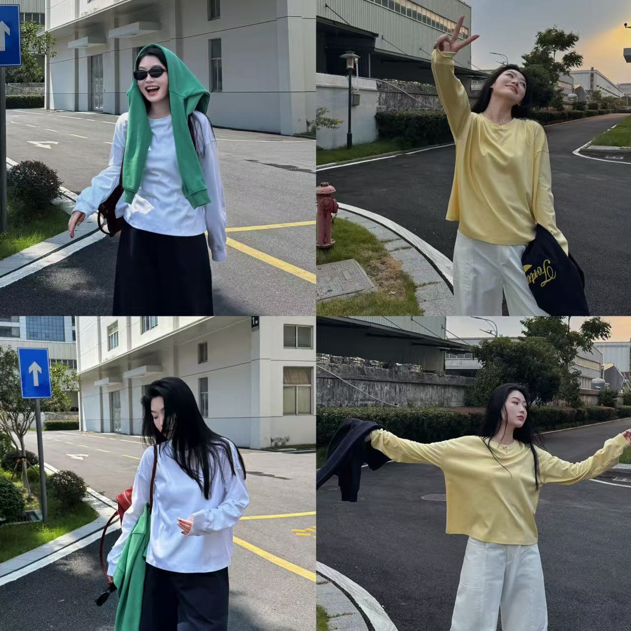 今婷【匹马棉】基础休闲百搭舒适透气匹马棉长袖打底T恤-M25301338 