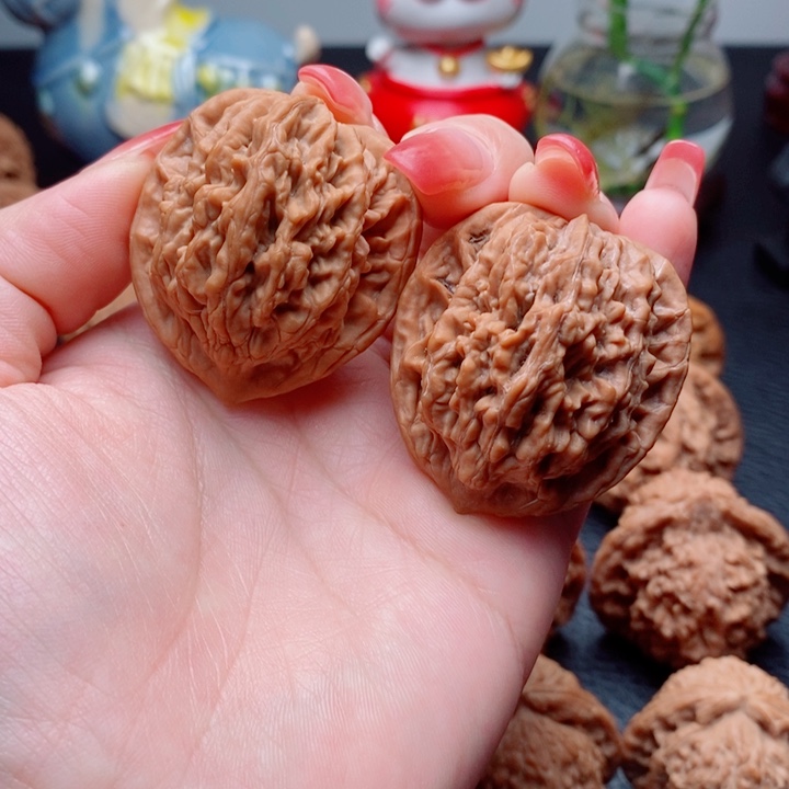 文玩核桃把件麦虎38