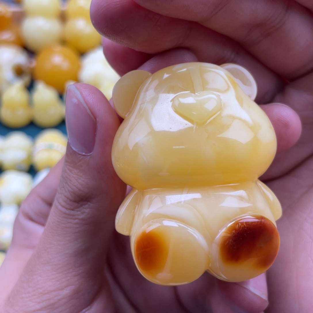 琥珀未镶嵌裸石蜜蜡