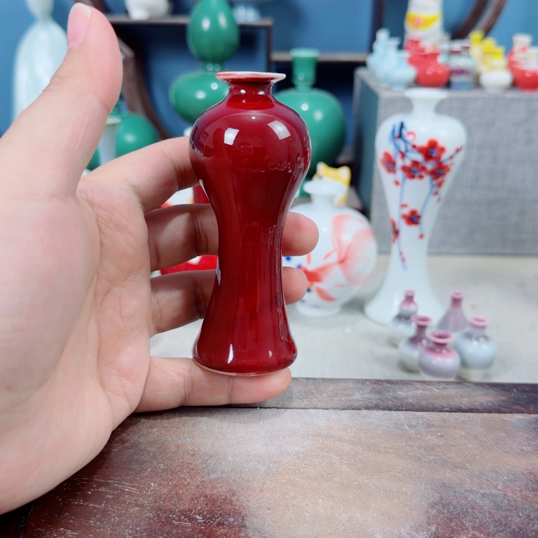 陶瓷手工小花器摆件