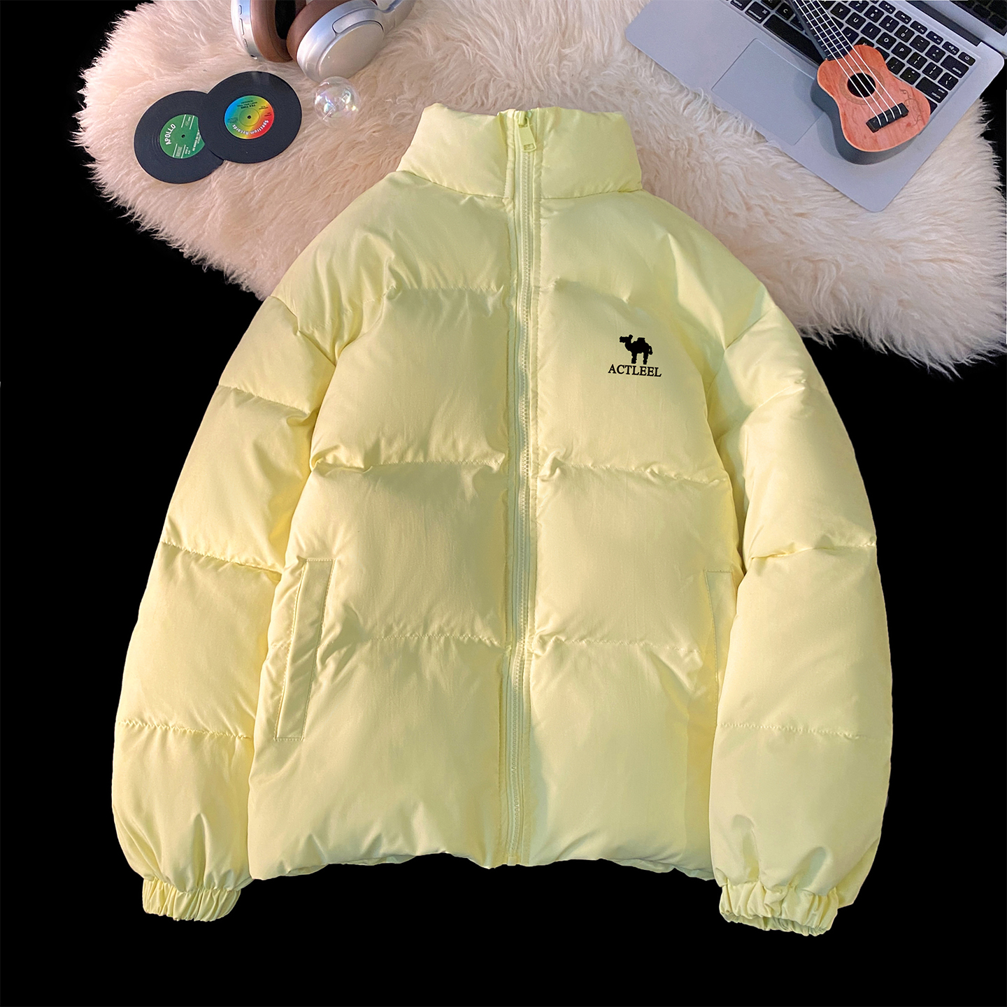 2025年冬季加厚保暖立领棉服情侣款面包服棉衣