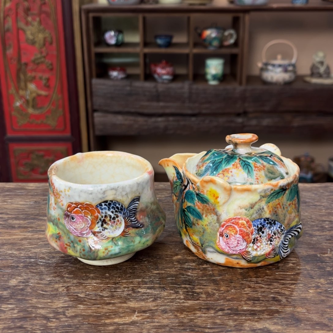 槐***媚景德镇纯手工手绘陶瓷