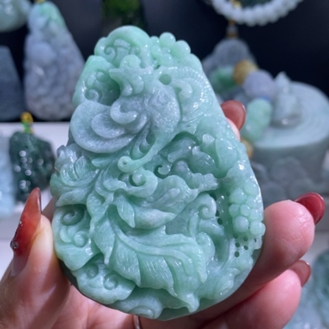 【闪购商品】颈饰未镶嵌翡翠凤凰