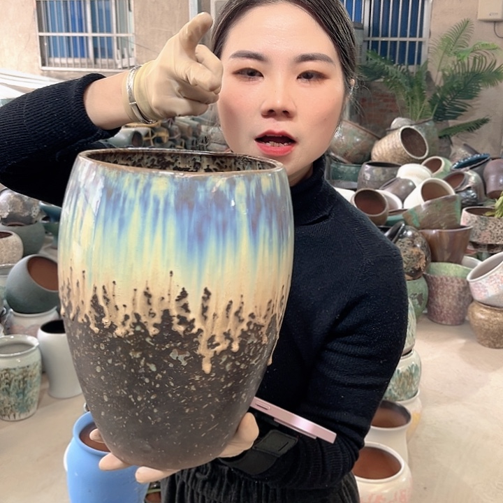 正品口20高28花盆……