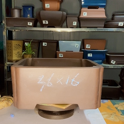 红陶宜兴紫砂花盆