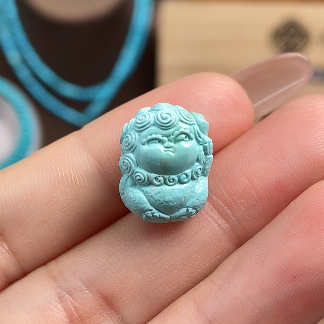 绿松石雕刻未镶嵌