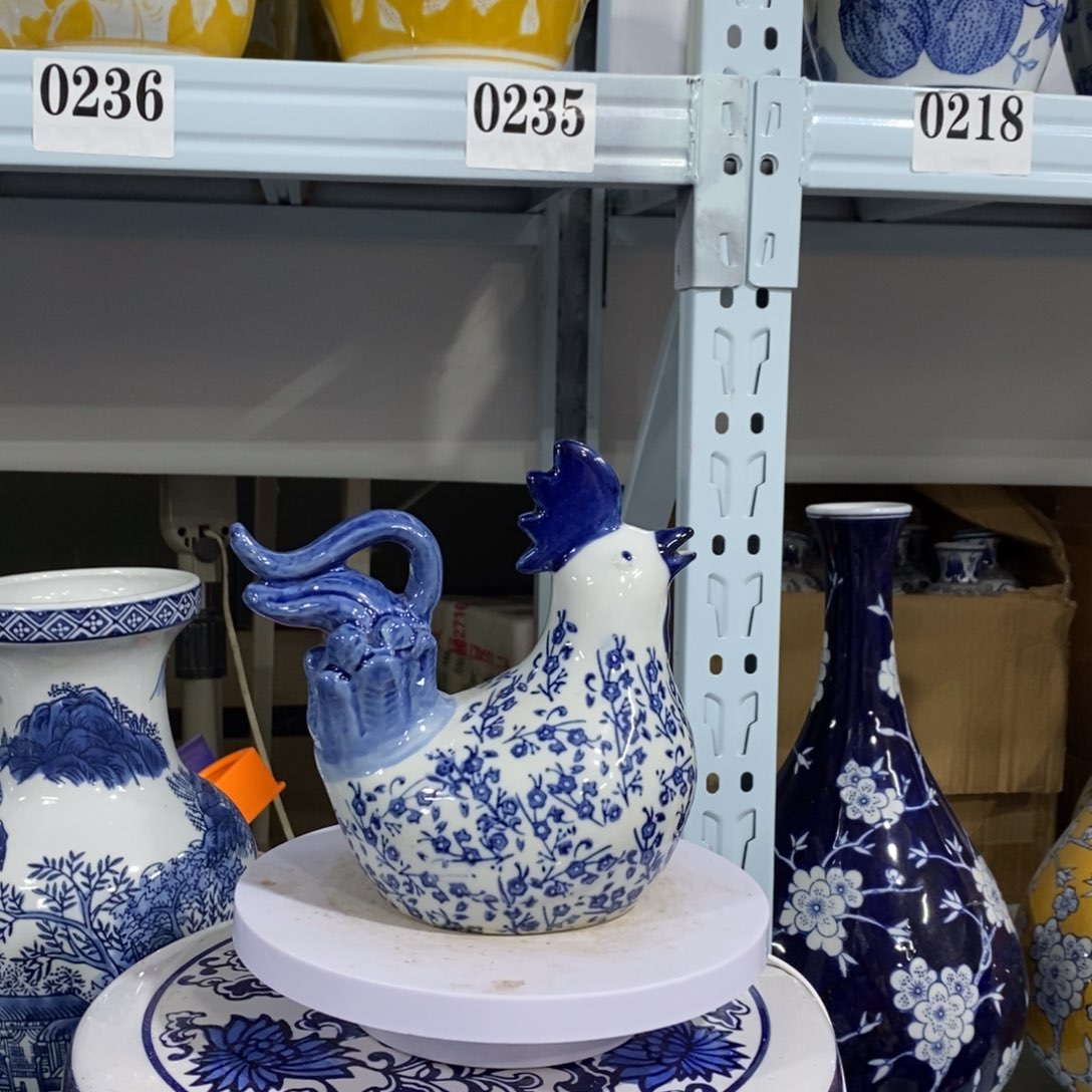 【闪购商品】摆件公鸡摆件花瓶摆件