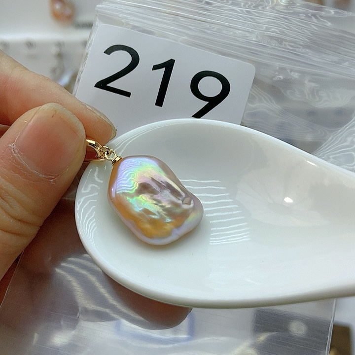 淡水珍珠颈饰银S925镶嵌
