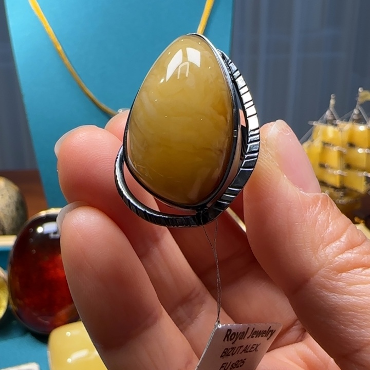 琥珀未镶嵌手链波兰设计款琥珀蜜蜡