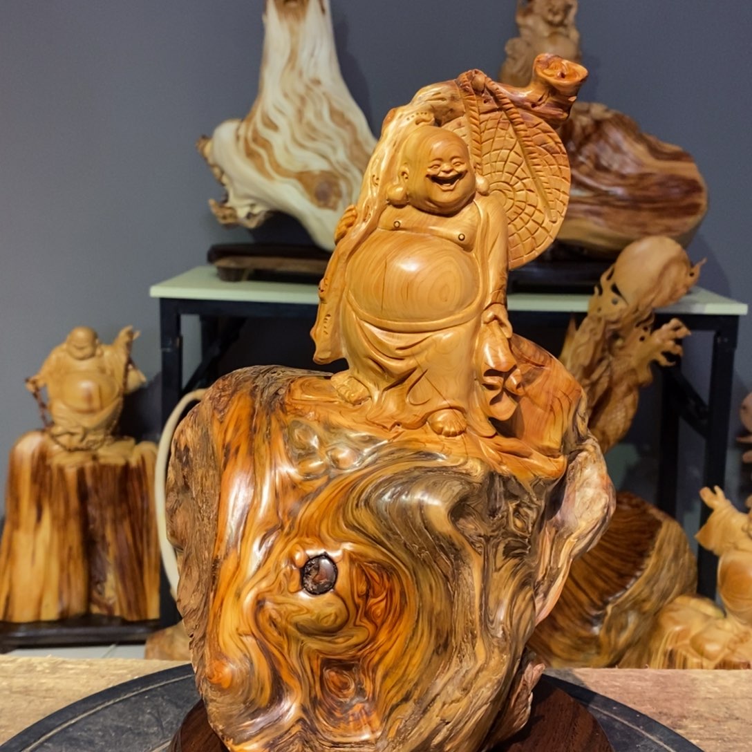 柏木（崖柏）崖柏木雕刻