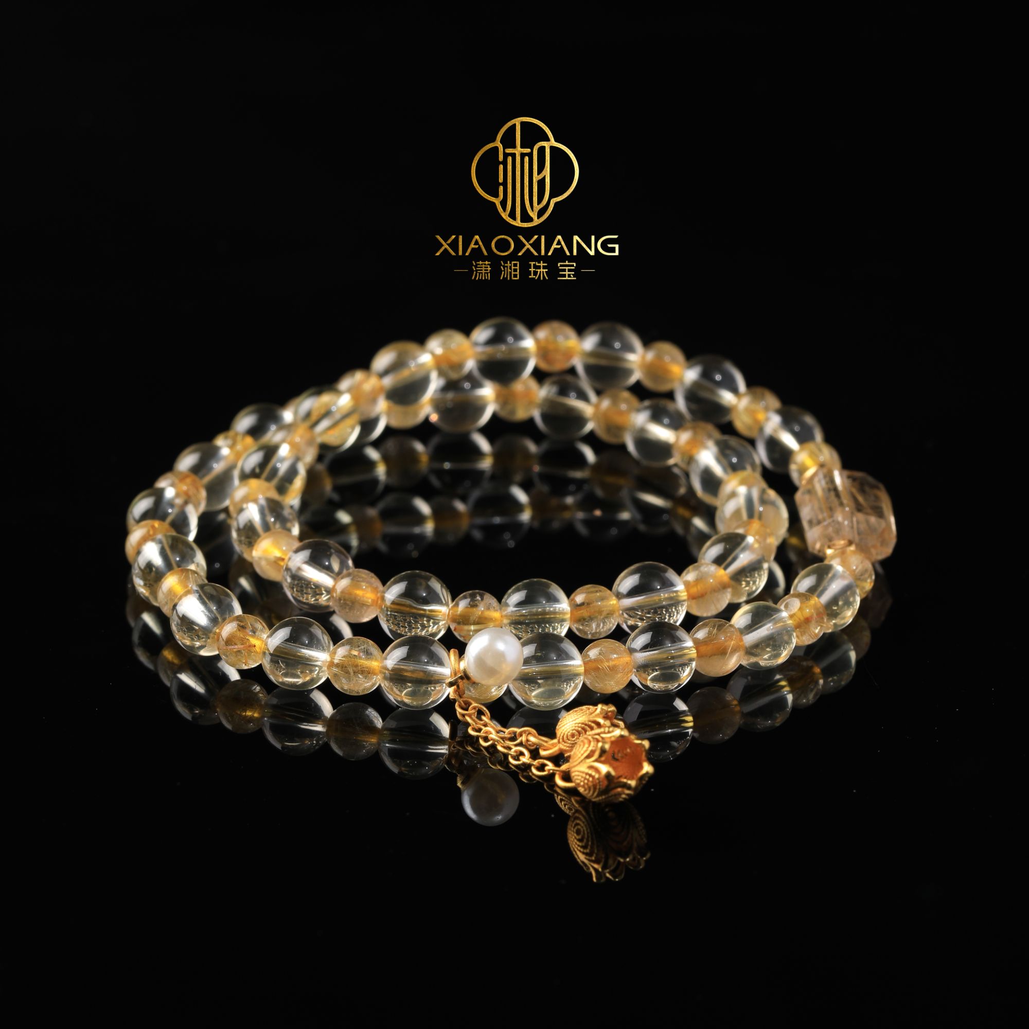 【光耀】潇湘珠宝-天然水晶原创设计手链