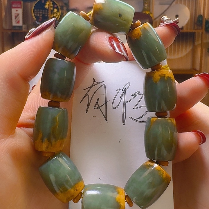 和田玉手串未镶嵌