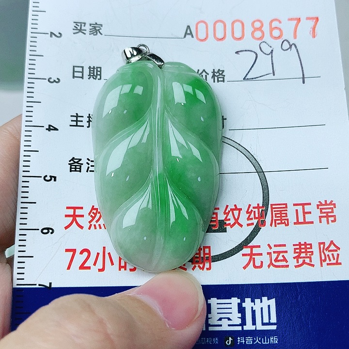 翡翠颈饰银S925镶嵌翡翠
