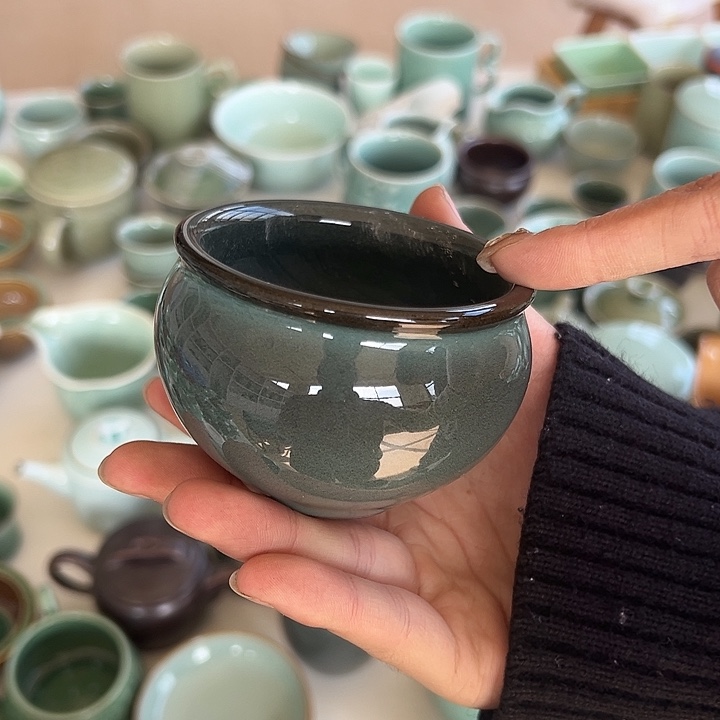 小米茶器龙泉青瓷