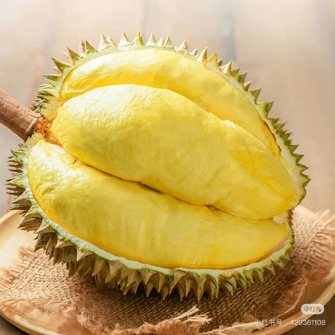 新鲜菲律宾DG榴莲香甜软糯 2斤   核小（不包售后）金枕泰国