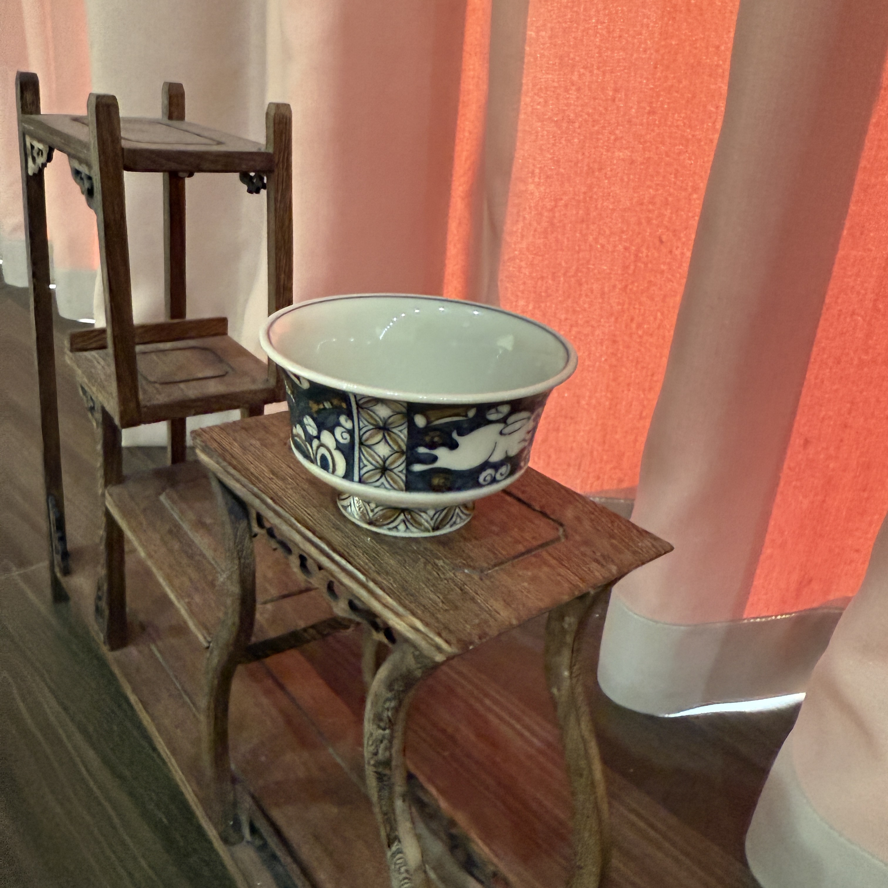 【阿茶】立勤堂釉里金兔子金陵盏（YLJ-B-027）