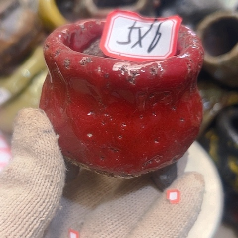 粗陶花盆手工花盆制作