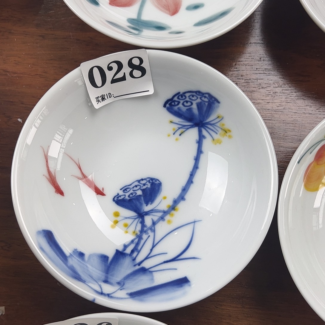瓷片景德镇陶瓷手工手绘制作