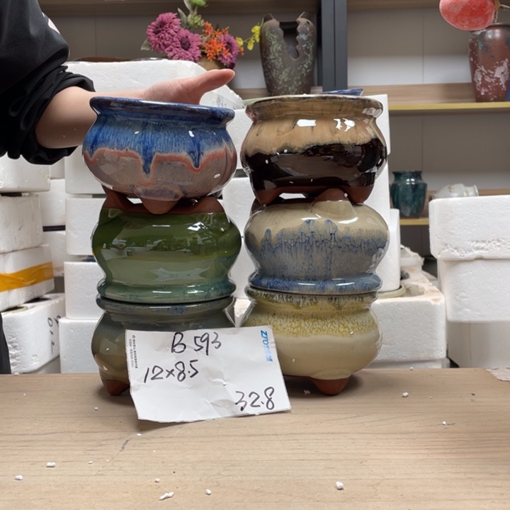 粗陶多肉花盆微瑕593