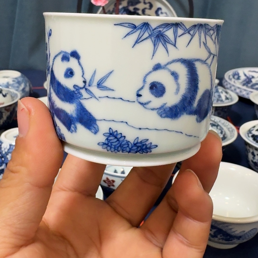 青风瓷影手工手绘