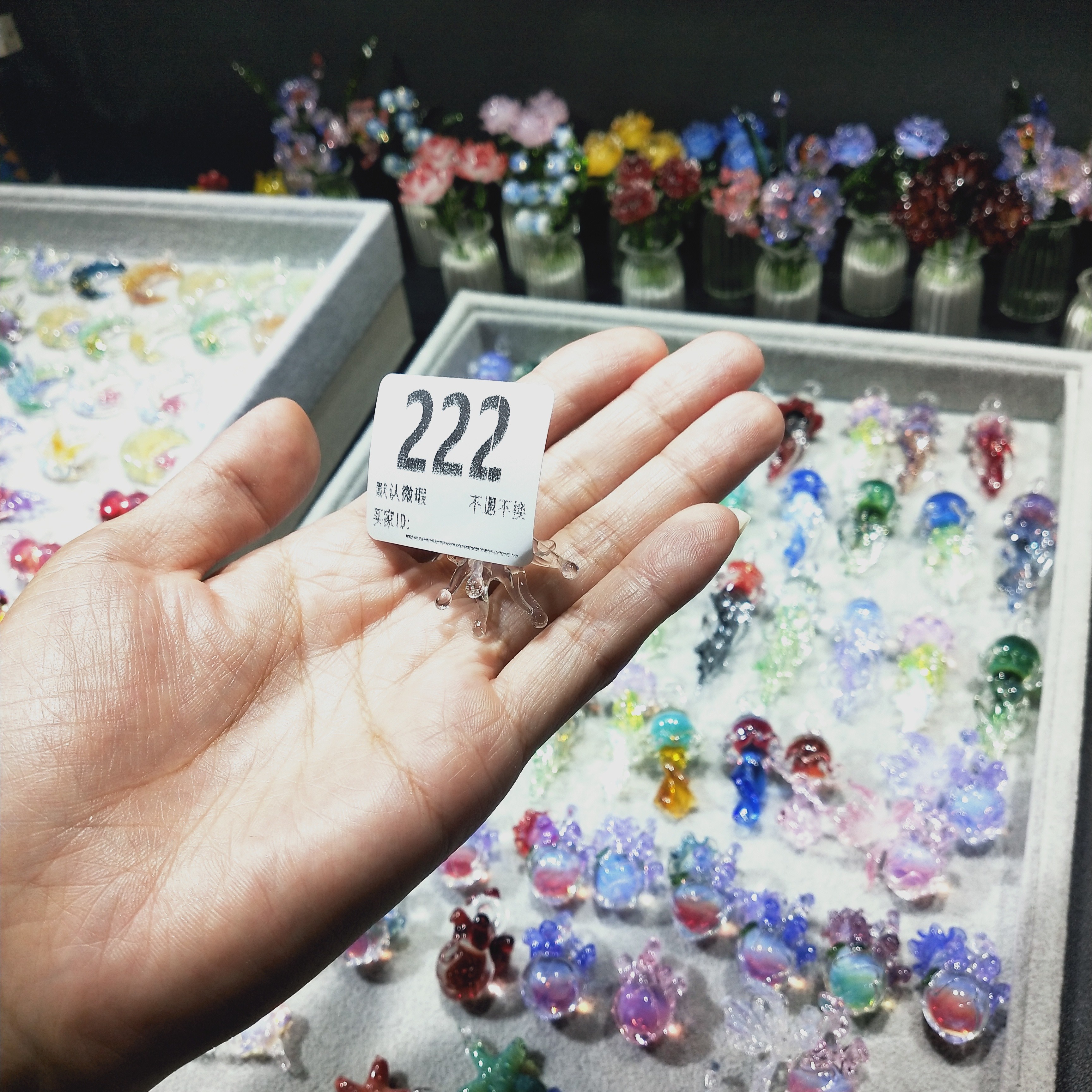 纯手工琉璃挂坠琉璃